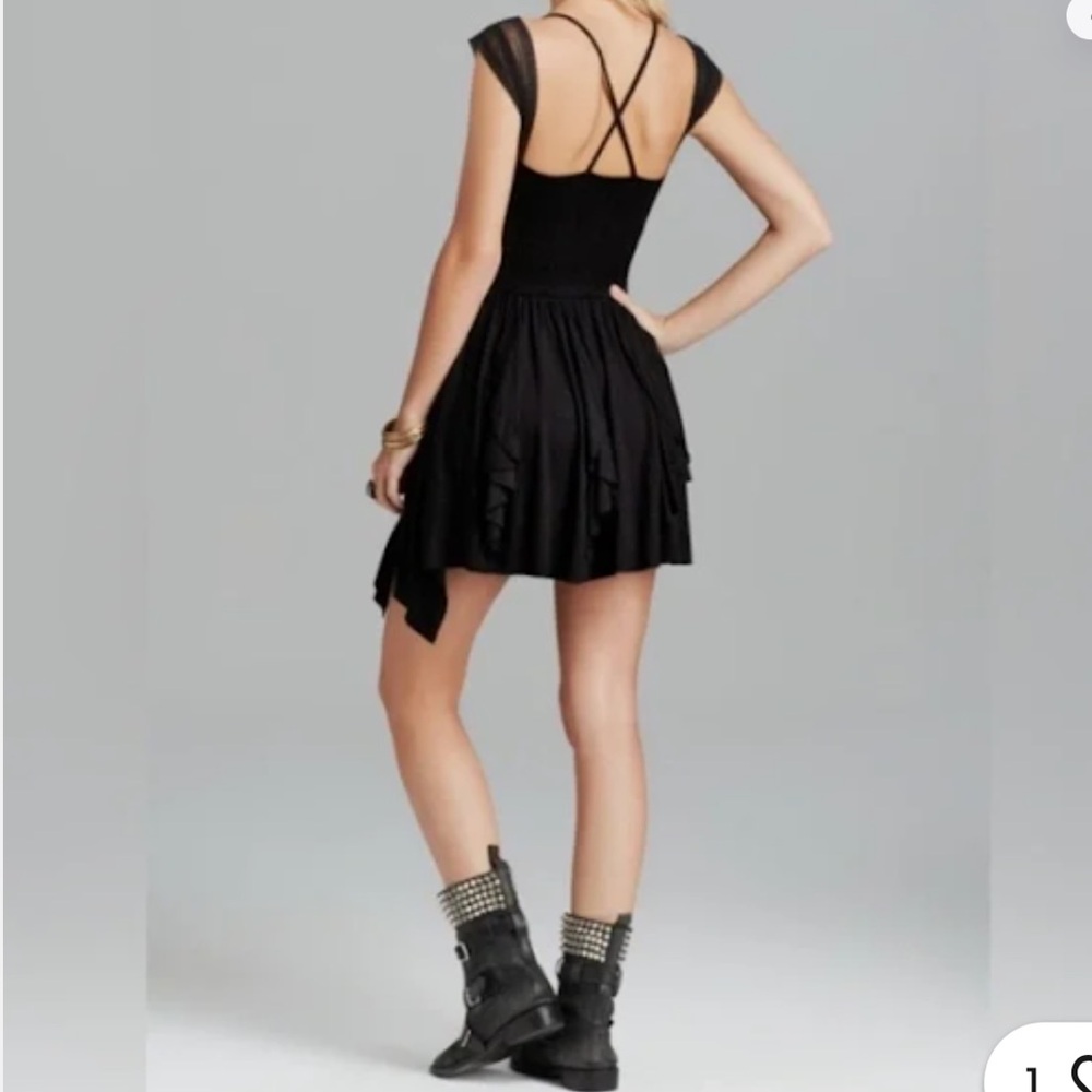 Free People Miss Mini Dress Black Size XS - Picture 2 of 11